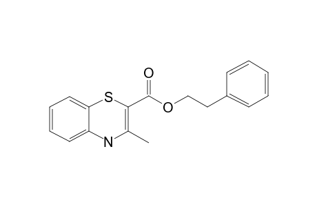 4H-Benzo[b]-1,4-thiazine-2-carboxylic acid, 3-methyl-, 2-phenylethyl ester