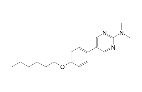 2-(Dimethylamino)-5-(4-hexyloxyphenyl)pyrimidine