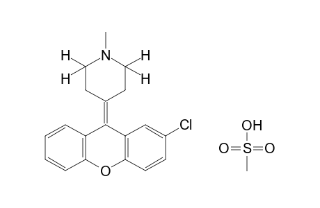 2-chloro-9-(1-methyl-4-piperidylidene)xanthene, methanesulfonate(1:1)