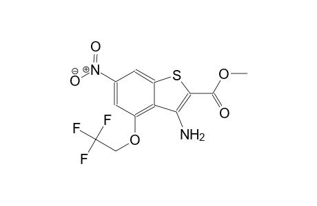 benzo[b]thiophene-2-carboxylic acid, 3-amino-6-nitro-4-(2,2,2-trifluoroethoxy)-, methyl ester