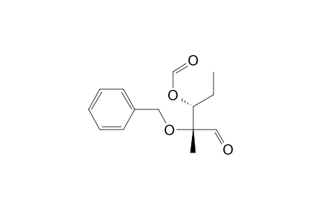 D-erythro-Pentose, 4,5-dideoxy-2-C-methyl-2-O-(phenylmethyl)-, formate