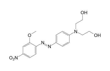 2,2'-{{p-[(2-methoxy-4-nitrophenyl)azo]phenyl}imino}diethanol
