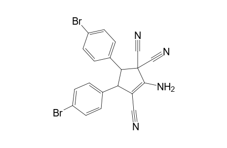 1-Amino-2,5,5-tricyano-3,4-bis(p-bromophenyl)cyclopent-1-ene