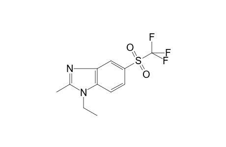 1-Ethyl-2-methyl-5-[(trifluoromethyl)sulfonyl]-1H-benzimidazole