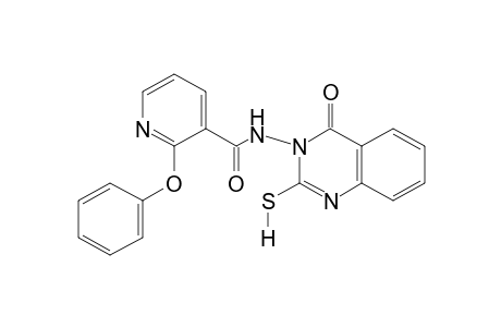 N-(3,4-dihydro-2-mercapto-4-oxo-3-quinazolinyl)-2-phenoxynicotinamide