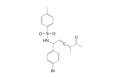 N-[1-(4'-Methyl-4'-(p-bromophenyl)-5'-oxohexa-2',3'-dienyl]-4-methylbenzene-sulfonamide