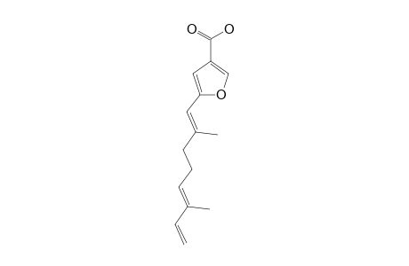 (1'E,5'E)-5-(2',6'-DIMETHYLOCTA-1',5',7'-TRIENYL)-FURAN-3-CARBOXYLIC-ACID