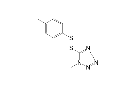 1-methyl-5-(p-tolyldithio)-1H-tetrazole