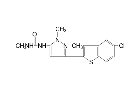 1-[3-(5-chloro-3-methylbenzo[b]thien-2-yl)-1-methylpyrazol-5-yl]-3-methylurea