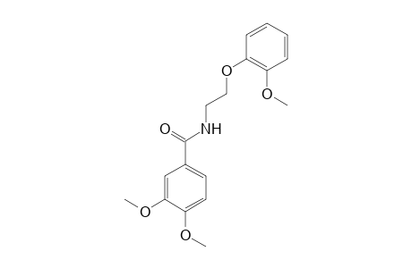 3,4-Dimethoxy-N-[2-(2-methoxyphenoxy)ethyl]benzamide
