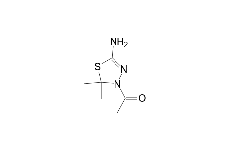 4-ACETYL-2-AMINO-5,5-DIMETHYL-4,5-DIHYDRO-1,3,4-THIADIAZOLE