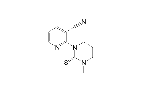 2-(hexahydro-3-methyl-2-thioxo-1-pyrimidinyl)nicotinonitrile