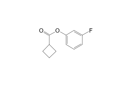 Cyclobutanecarboxylic acid, 3-fluorophenyl ester