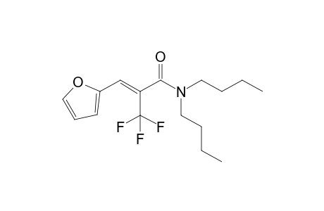 N,N-DIBUTYL-(Z)-3-(2-FURYL)-2-(TRIFLUOROMETHYL)-2-PROPENAMIDE