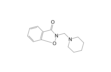 2-(piperidinomethyl)-1,2-benzisoxazolin-3-one