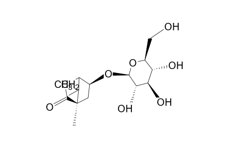 (1R,4R,5R)-5-HYDROXYBORNAN-2-ONE-5-O-BETA-D-GLUCOPYRANOSIDE