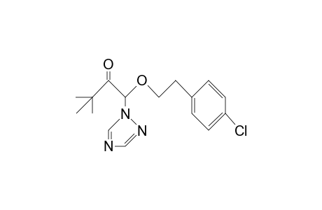 2-Butanone, 1-[2-(4-chlorophenyl)ethoxy]-3,3-dimethyl-1-(1H-1,2,4-triazol-1-yl)-