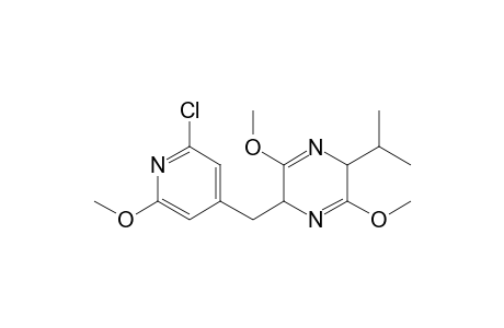 5(S)-[(2'-Chloro-6'-methoxy-4'-pyridyl)methyl]-2(R)-isopropyl-3,6-dimethoxy-2,5-dihydropyrazine