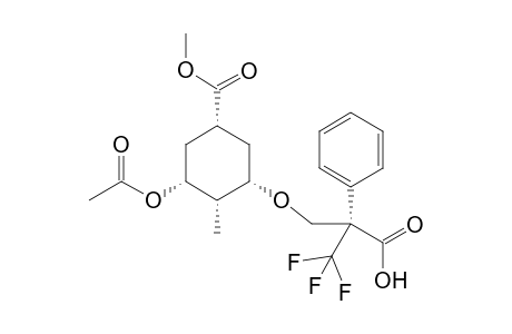 (-)-(1R,3S,4S,5R)-3-Acetoxy-5-hydroxy-4-methyl-1-(methoxycarbonyl)cyclohexane (R)-MTPA ester