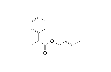 Hydratropic acid, 3-methylbut-2-en-1-yl ester