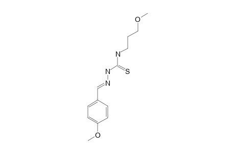 1-(p-methoxybenzylidene)-4-(3-methoxypropyl)-3-thiosemicarbazide