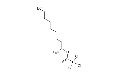 ACETIC ACID, TRICHLORO-, 1-METHYL- NONYL ESTER