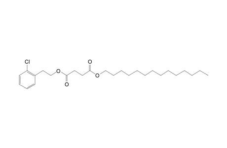 Succinic acid, 2-chlorophenethyl tetradecyl ester