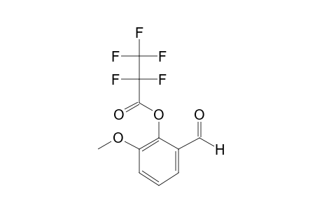 2-Hydroxy-3-methoxybenzaldehyde, pentafluoropropionate