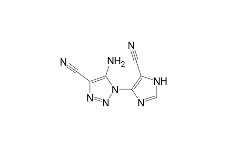 5-amino-1-(5-cyano-1H-imidazol-4-yl)triazole-4-carbonitrile