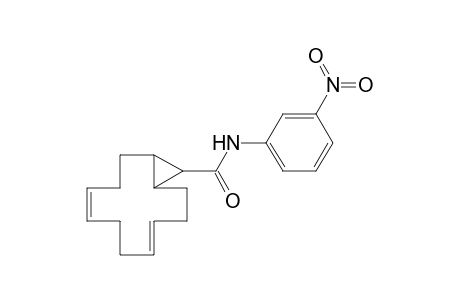 Bicyclo[10.1.0]trideca-4,8-diene-13-carboxylic acid (3-nitro-phenyl)-amide