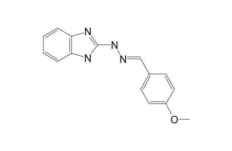 Benzaldehyde, 4-methoxy-, 1,3-benzodiazol-2-ylhydrazone