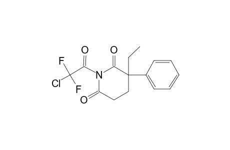 Glutethimide, chlorodifluoroacetyl derivative