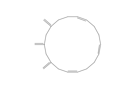 1,5,9-Cyclooctadecatriene, 12,14,16-tris(methylene)-