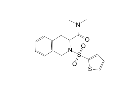N,N-dimethyl-2-(2-thienylsulfonyl)-1,2,3,4-tetrahydro-3-isoquinolinecarboxamide