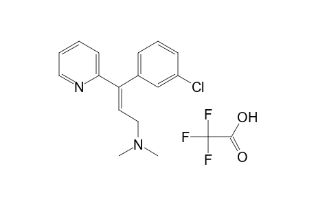 (2E)- 3-(3-Chlorophenyl)-N,N-dimethyl-3-(2-pyridyl)prop-2-en-1-ammonium trifluoroacetate