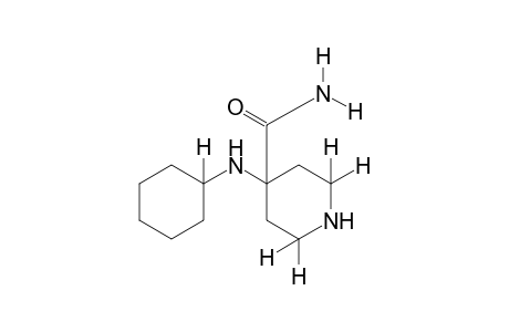 4-(cyclohexylamino)isonipecotamide