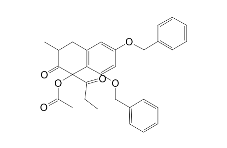 1-ACETOXY-6,8-DIBENZYLOXY-3,4-DIHYDRO-3-METHYL-1-PROPIONYLNAPHTHALEN-2(1H)-ONE;DIASTEREOMER-#1