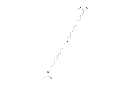 Undecanoic acid, 11-[[10-(acetyloxy)decyl]thio]-, methyl ester