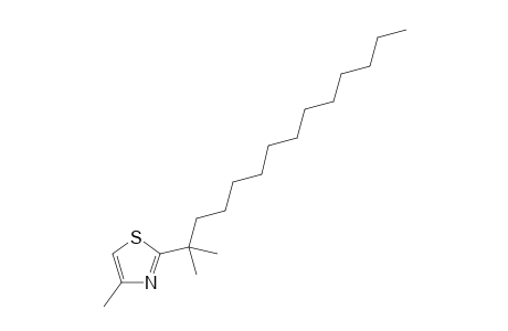 4-methyl-2-(2-methyltetradecan-2-yl)thiazole