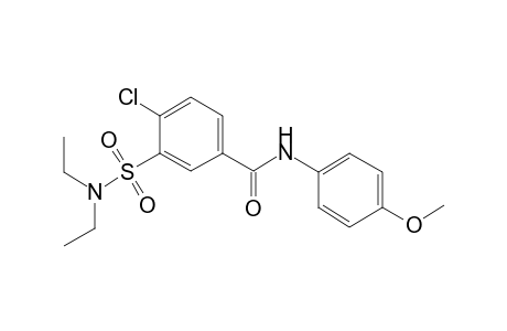 4-Chloro-3-diethylsulfamoyl-N-(4-methoxy-phenyl)-benzamide