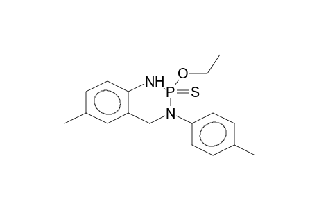 1-(PARA-TOLYL)-2-ETHOXY-2-THIO-1'-METHYL-4,5-BENZO-1,3,2-DIAZAPHOSPHORINANE