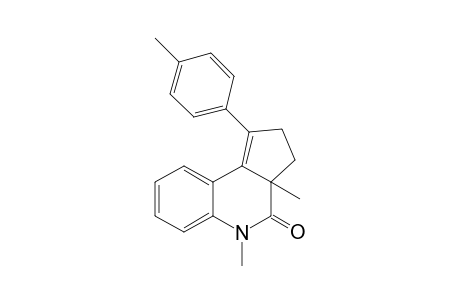 3a,5-Dimethyl-1-(p-tolyl)-3,3a-dihydro-2H-cyclopenta[c]-quinolin-4(5H)-one
