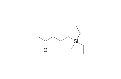 5-[diethyl(methyl)silyl]-2-pentanone