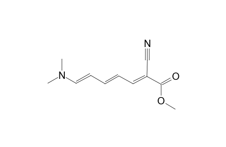 Methyl (2E,4E,6E)-2-cyano-7-(dimethylamino)-2,4,6-heptatrienoate