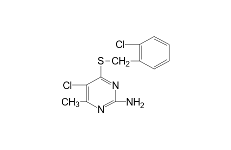 2-AMINO-5-CHLORO-4-[(o-CHLOROBENZYL)THIO]-6-METHYLPYRIMIDINE