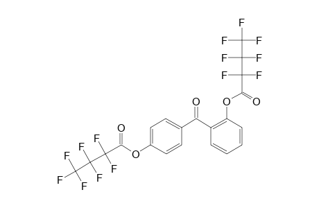 2,4'-Dihydroxybenzophenone, bis(heptafluorobutyrate)