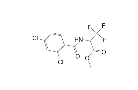 methyl 2-[(2,4-dichlorobenzoyl)amino]-3,3,3-trifluoropropanoate