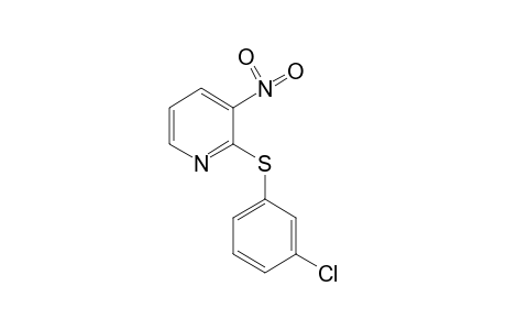 2-[(m-chlorophenyl)thio]-3-nitropyridine