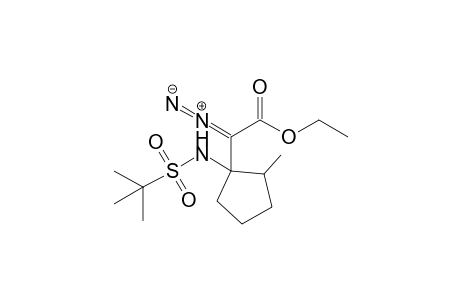 Ethyl 2-Diazo-2-{[1'-(tert-butylsulfonyl)amino]-2'-methylcyclopentyl}acetate