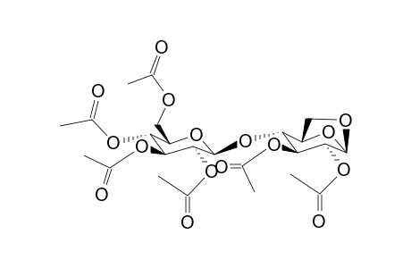 1,6-Anhydro-2,3-di-O-acetyl-4-O-(2,3,4,6-tetra-O-acetyl-b-d-glucopyranosyl)-b-d-glucopyranose